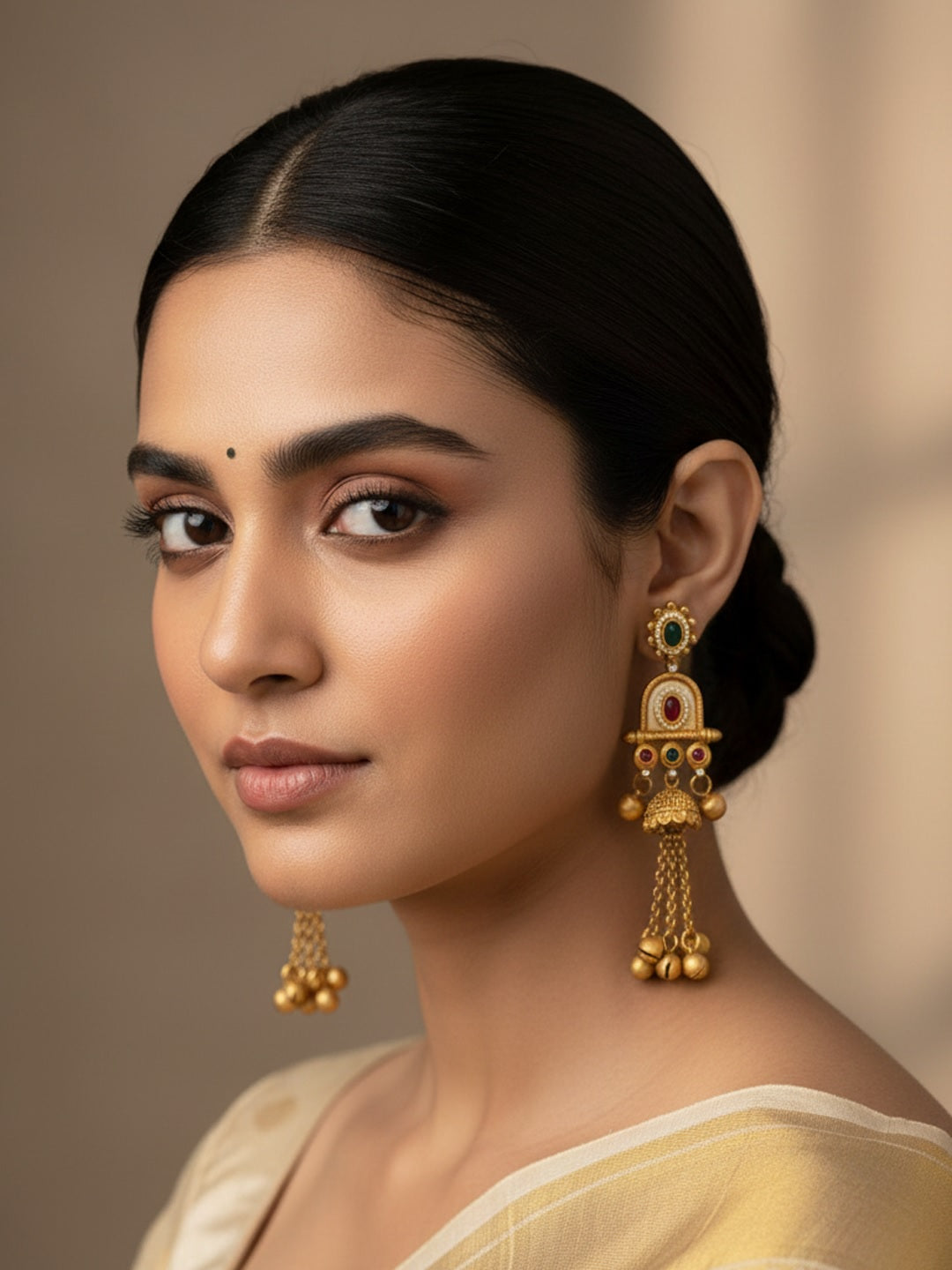 Geometric Drop Earrings