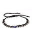 Beaded Evil Eye Charm Anklet