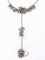 Silver-Plated Beaded Ghungroo Toe Ring Oxidized Anklets