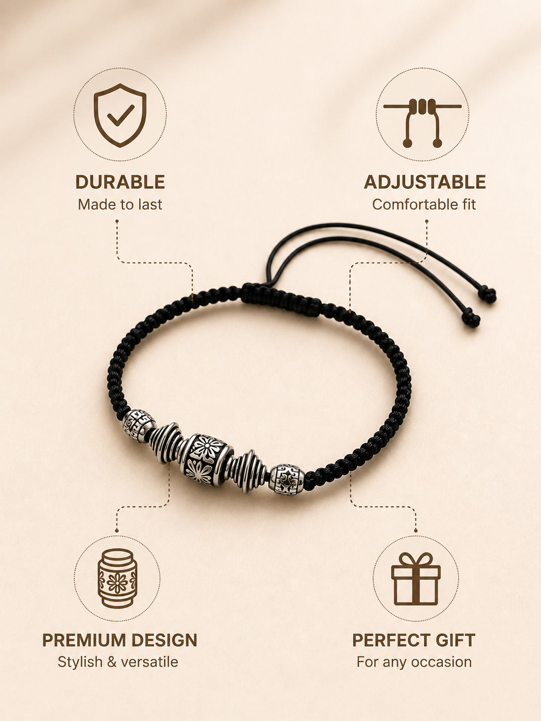 Silver-Plated Anklet
