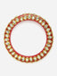 Set Of 16 Gold-Plated Artificial Stone Studed Bangles Set