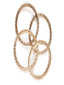 Gold-Plated American Diamond Stone-Studded & Beaded Finger Ring
