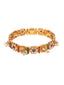 Set Of 2 Gold Plated AD Stone Studded & Beaded Bangles