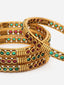 PANASH- Set Of 4 24 CT Gold-Plated Handcrafted Antique Bangles