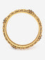 Set Of 2 24 CT Gold-Plated Antique Bangles