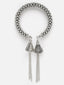 Silver Silver-Plated Cuff Bracelet