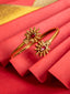 Women Brass Gold-Plated Bangle-Style Bracelet