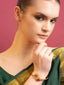 Women Brass Gold-Plated Bangle-Style Bracelet