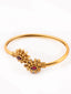 Women Brass Gold-Plated Bangle-Style Bracelet