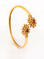 Women Brass Gold-Plated Bangle-Style Bracelet