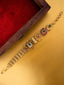 Gold-Plated Stones Studded Wraparound Bracelet