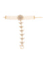Gold-Plated Stones Studded & Beaded Hathphool Ring Bracelet