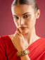 Gold-Plated Bangle-Style Bracelet