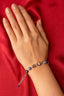 Silver Plated Silver Plated Evil Eye Wraparound Bracelet