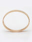 Women Gold-Toned Handcrafted Gold-Plated Bangle-Style Bracelet