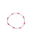 Women Set of 5 Gold-Plated & Red Charm Bracelets