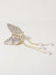Embellished CZ Studded Butterfly Shaped Claw Clip