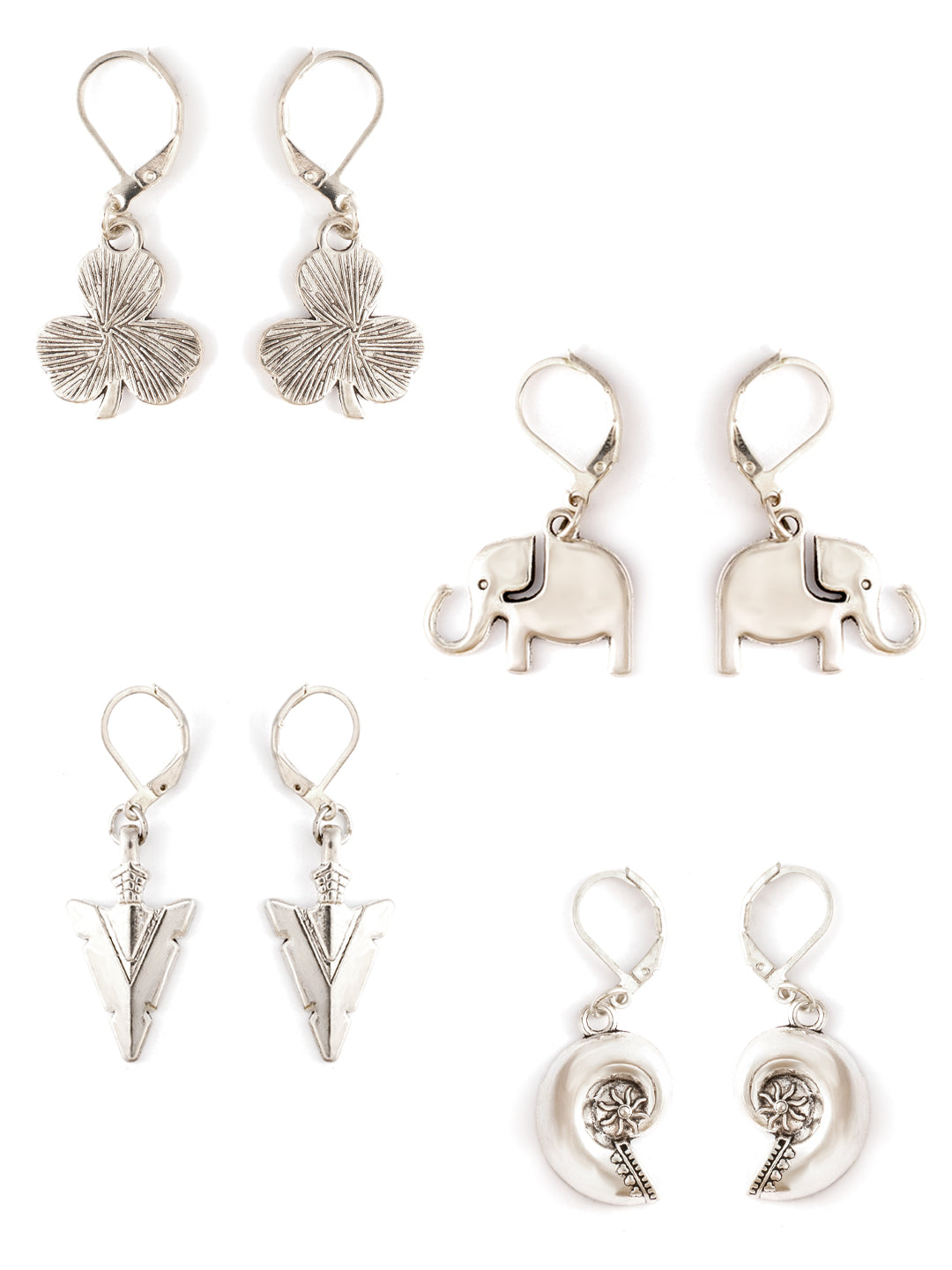 Contemporary Drop Earrings