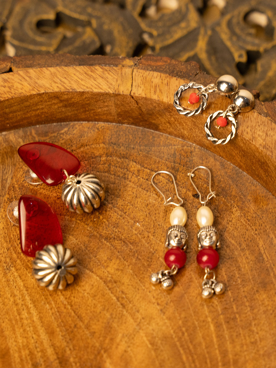 Contemporary Drop Earrings