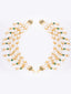 Gold-Plated Pearls Beaded Contemporary Ear Chain