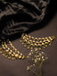 Gold-Plated Pearls Beaded Contemporary Ear Chain