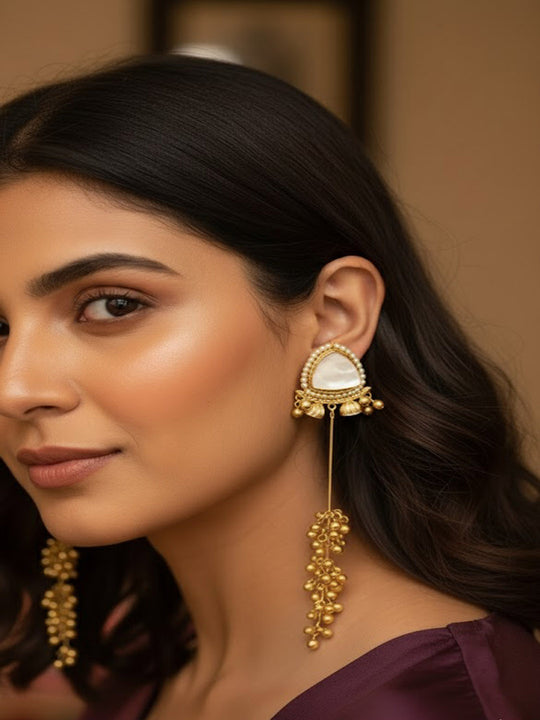 Triangular Drop Earrings