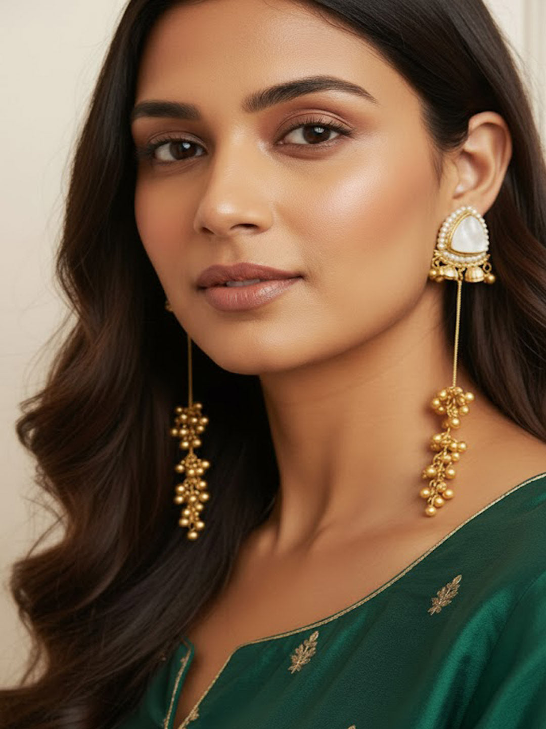Triangular Drop Earrings