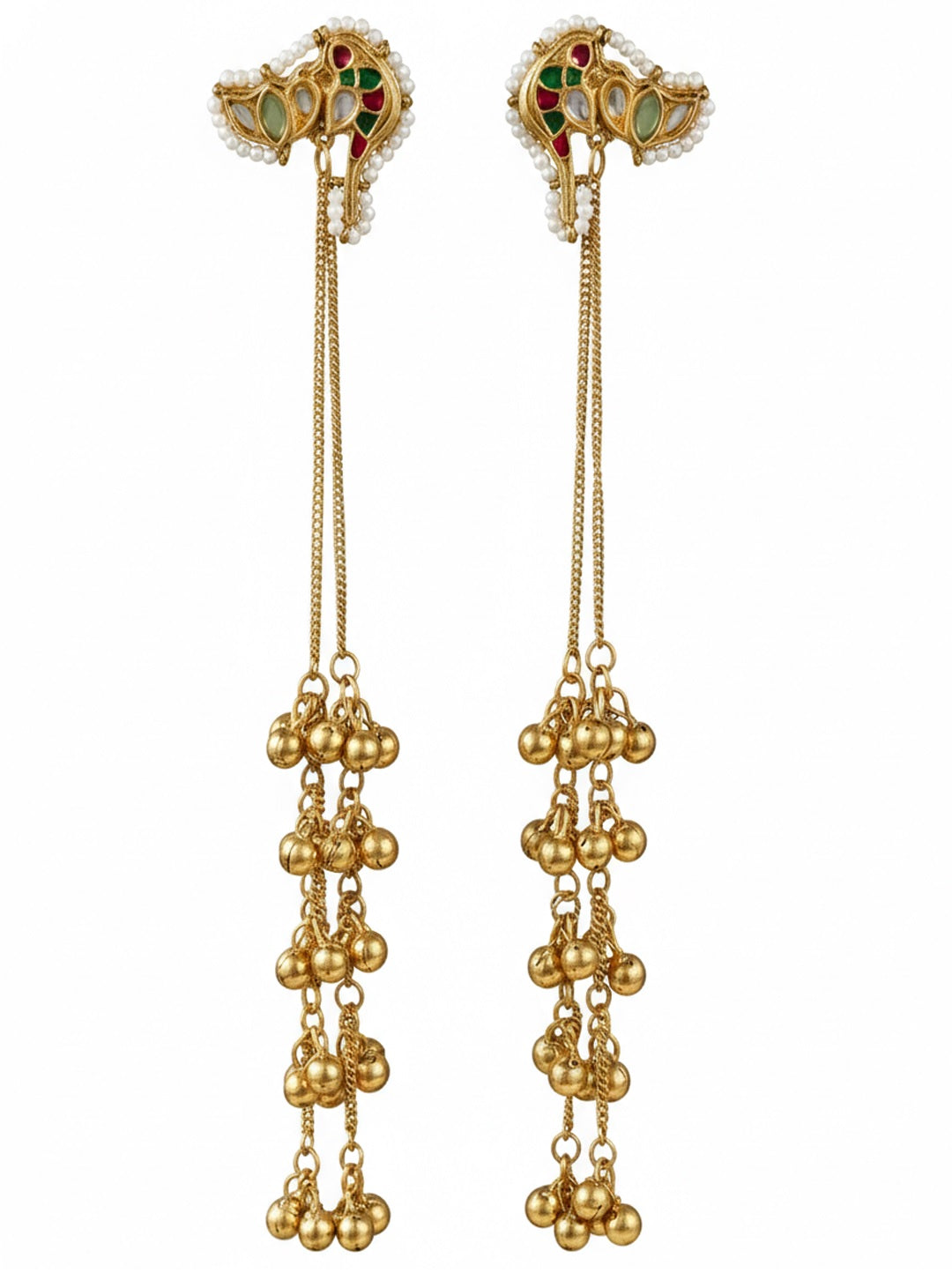Peacock Shaped Earrings