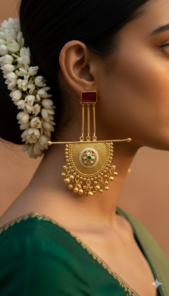 Geometric Drop Earrings