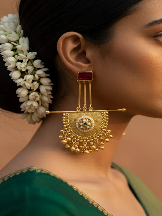 Geometric Drop Earrings