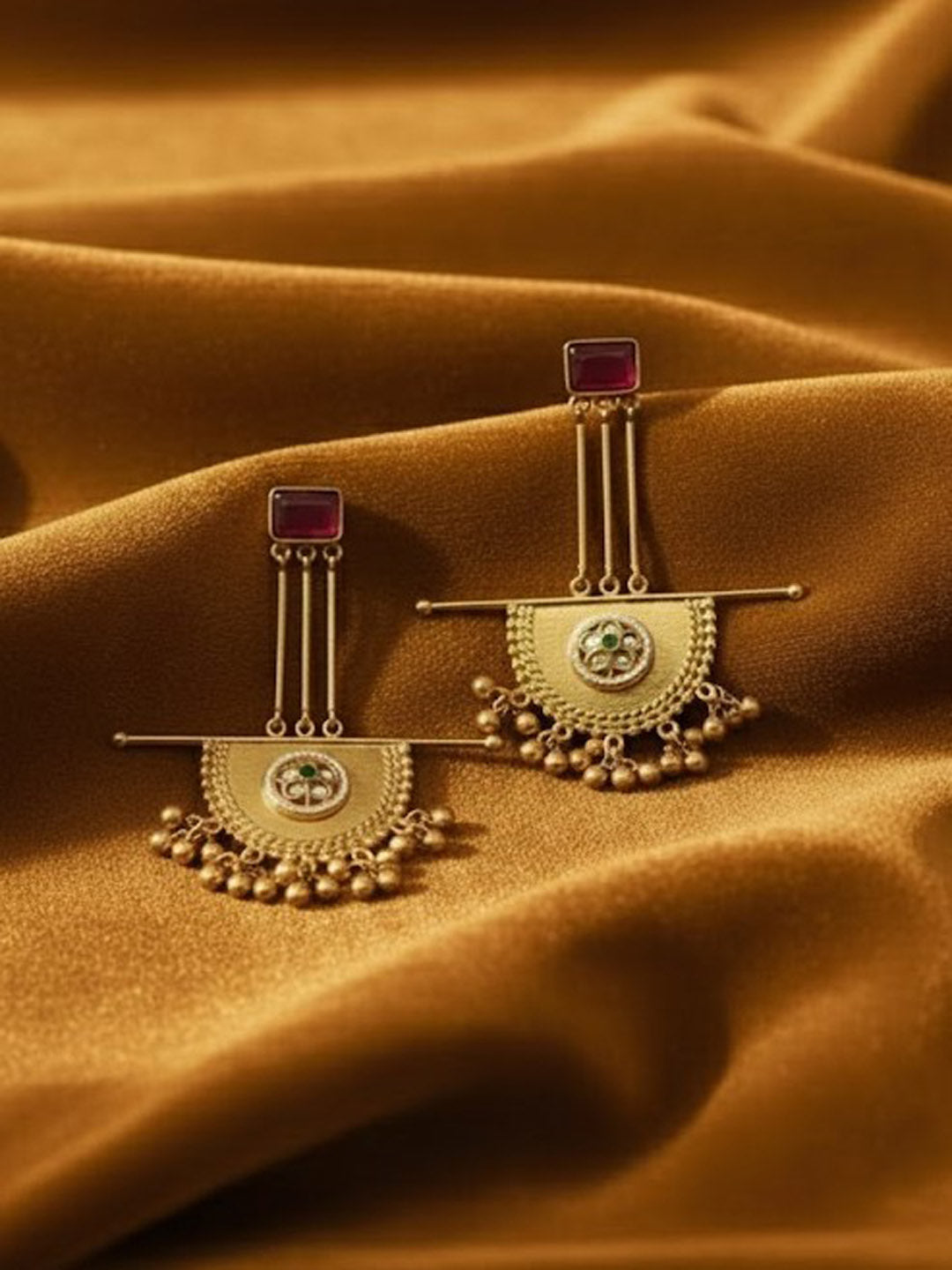 Geometric Drop Earrings