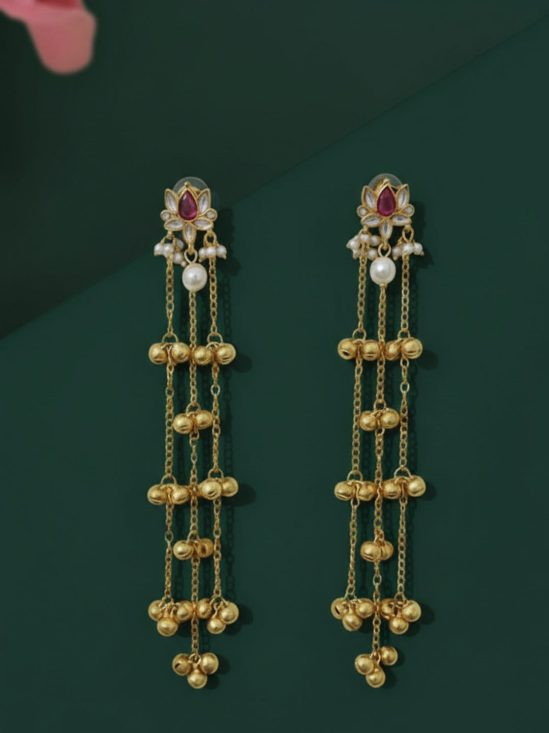 Floral Drop Earrings