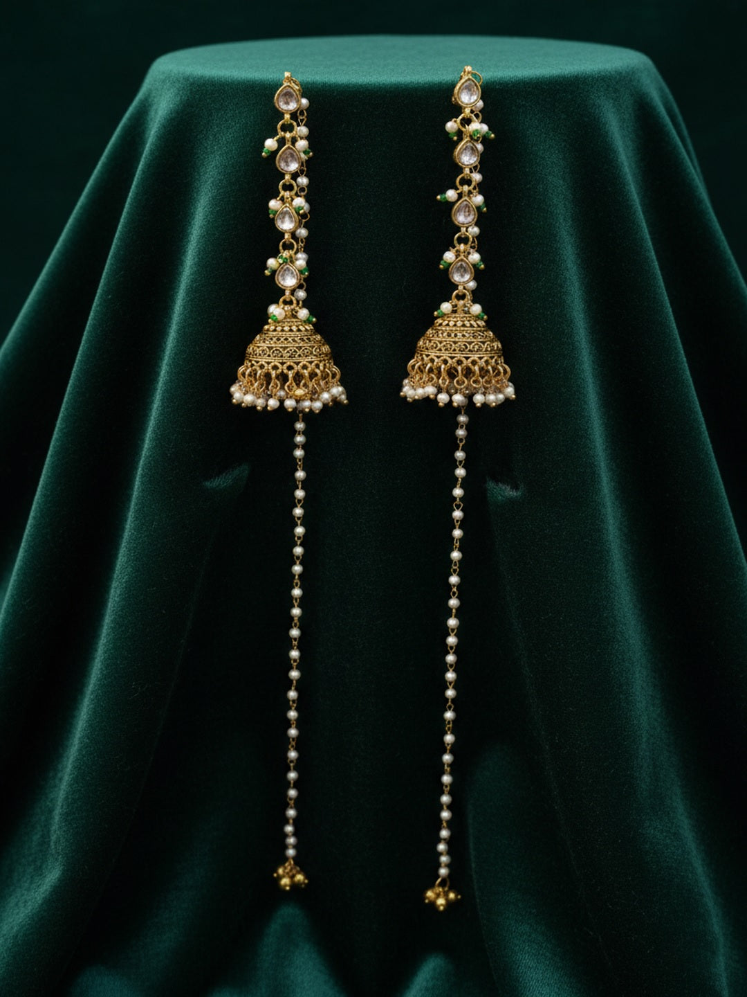 Dome Shaped Jhumkas Earrings