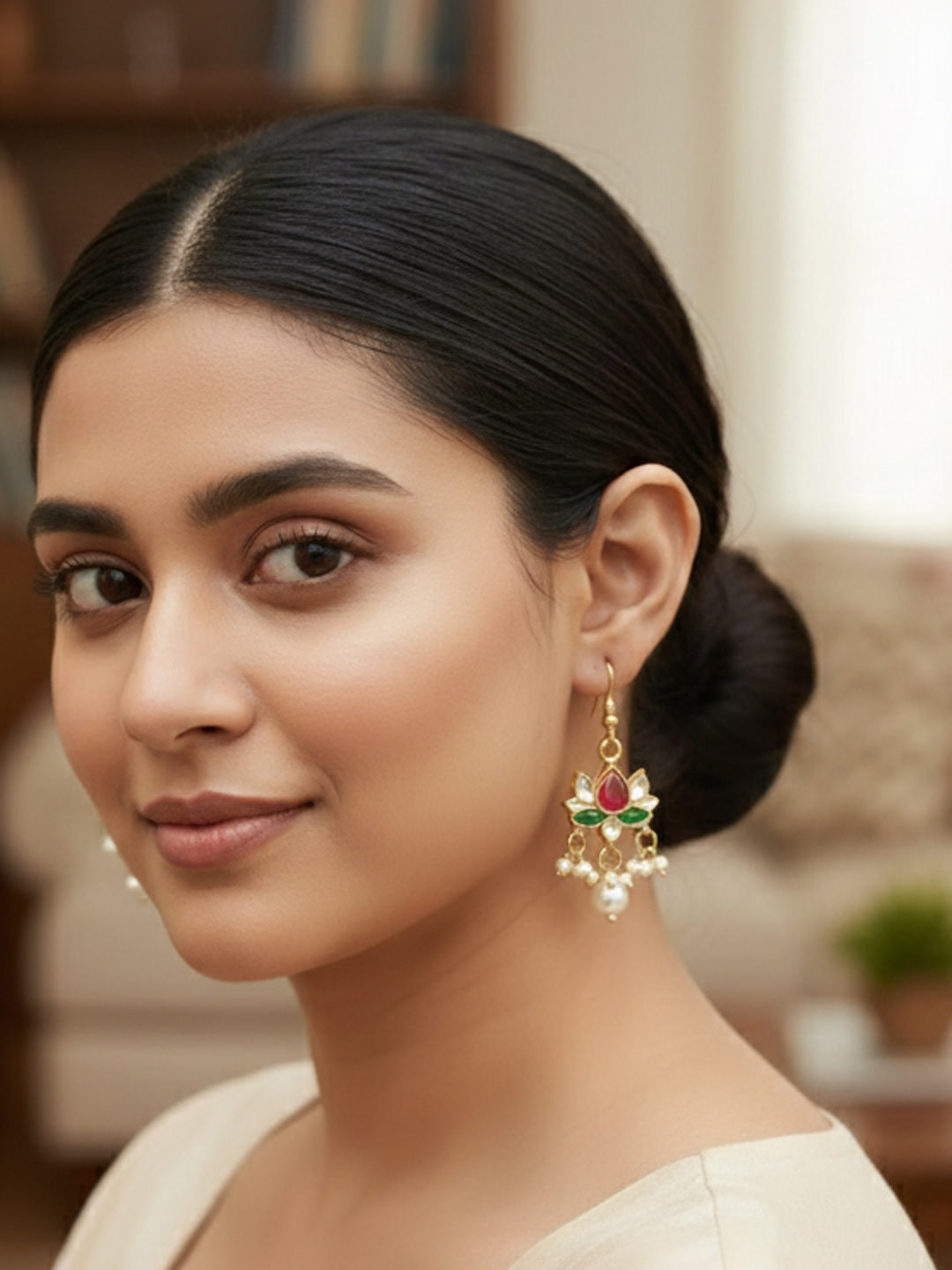 Floral Drop Earrings