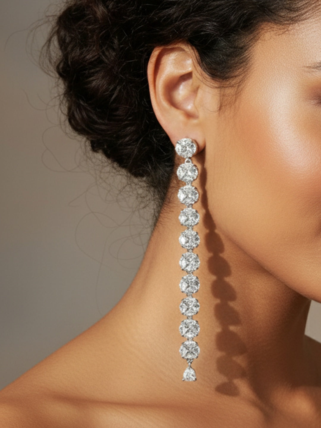 Circular Drop Earrings