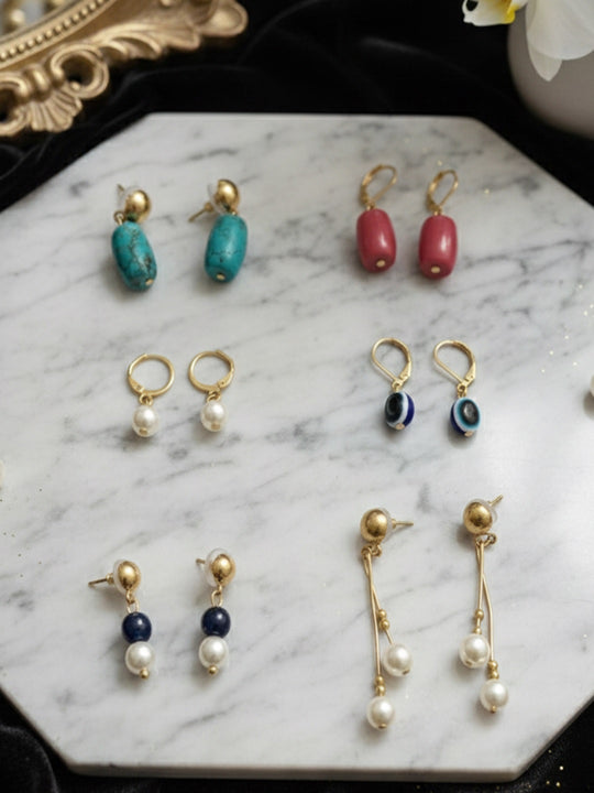 Geometric Drop Earrings
