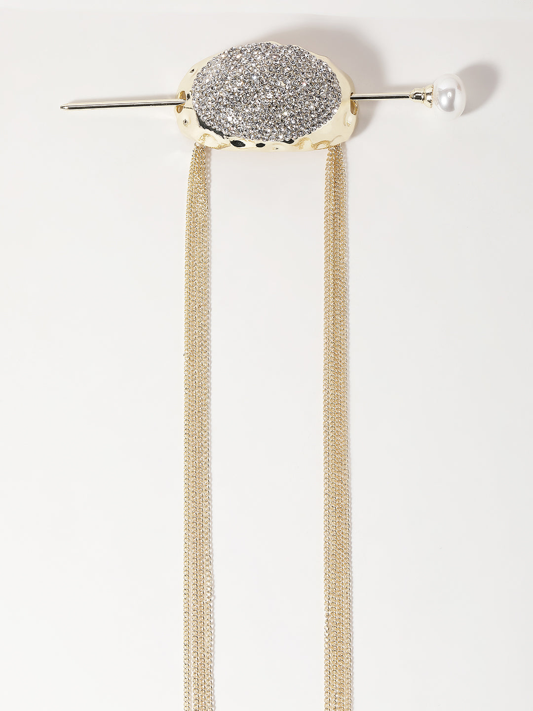 Women Gold-Plated Turtle Shell Shaped Hair Accessory