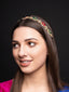 Gold-Plated Kundan Studded & Pearls Beaded Matha Patti