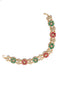 Gold-Plated Kundan Studded & Pearls Beaded Matha Patti