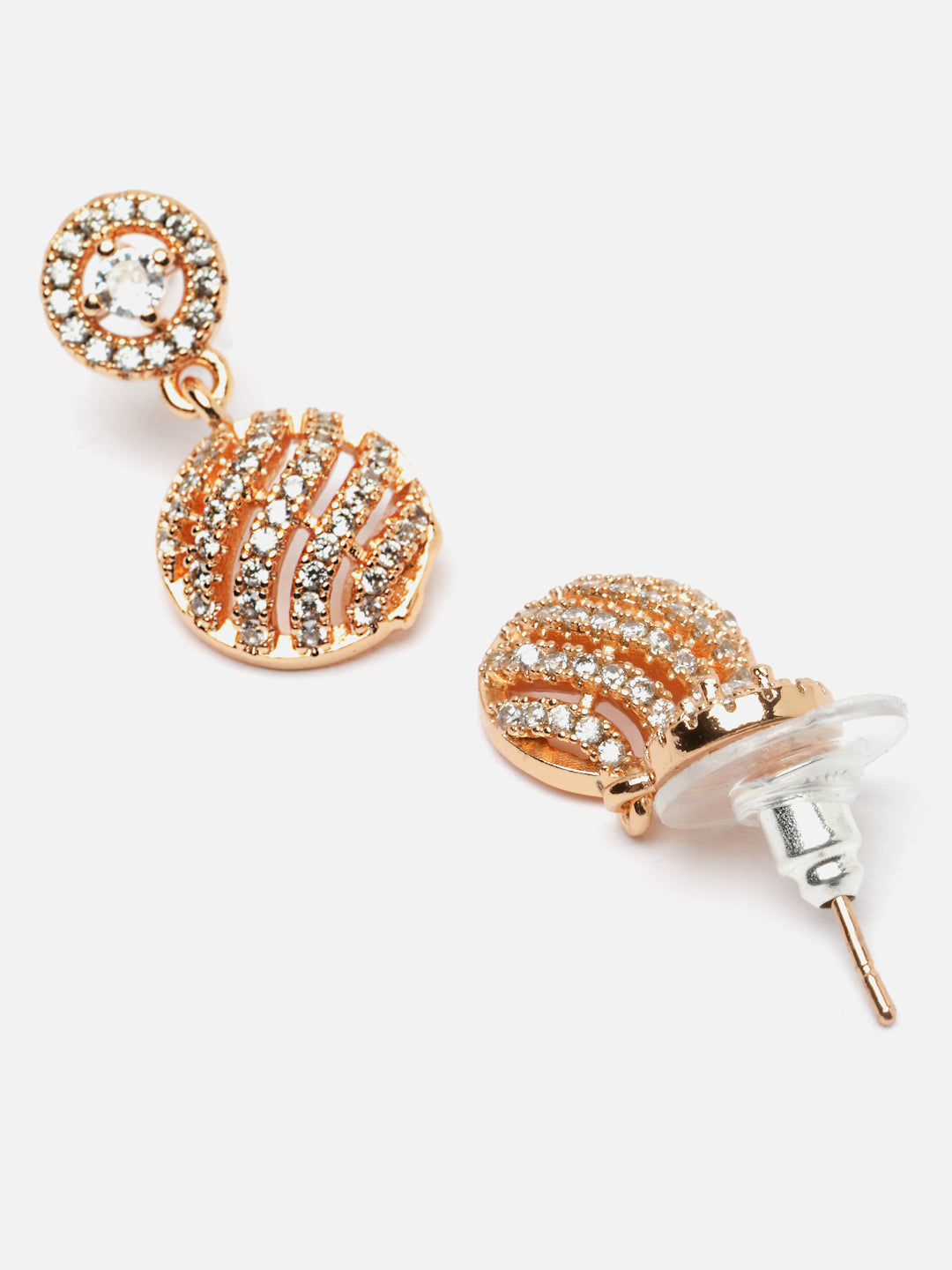 Gold-Plated CZ-Studded & Beaded Mangalsutra Set