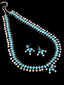 Silver-Plated Turquoise Blue Stone-Studded & Beaded Jewellery Set