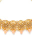 Gold-Plated & LCT Kundan-Studded Beaded Handcrafted Choker Jewellery Set