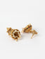 PANASH Gold-Plated Pink White Stone-Studded Beaded Handcrafted Jewellery Set