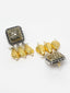 Gold-Plated Gold-Toned Beaded & Oxidezed Jewellery Set