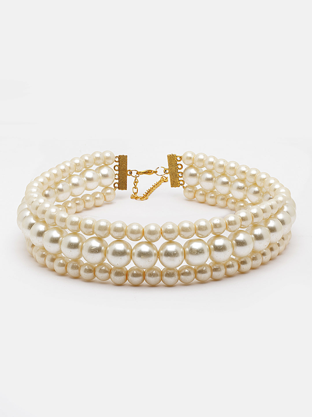 Gold-Plated Pearls Necklace
