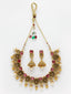 Gold-Plated & Red Antique Jewellery Set