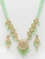 Gold-Plated Kundan-Studded & Pearl Beaded Jewellery Set