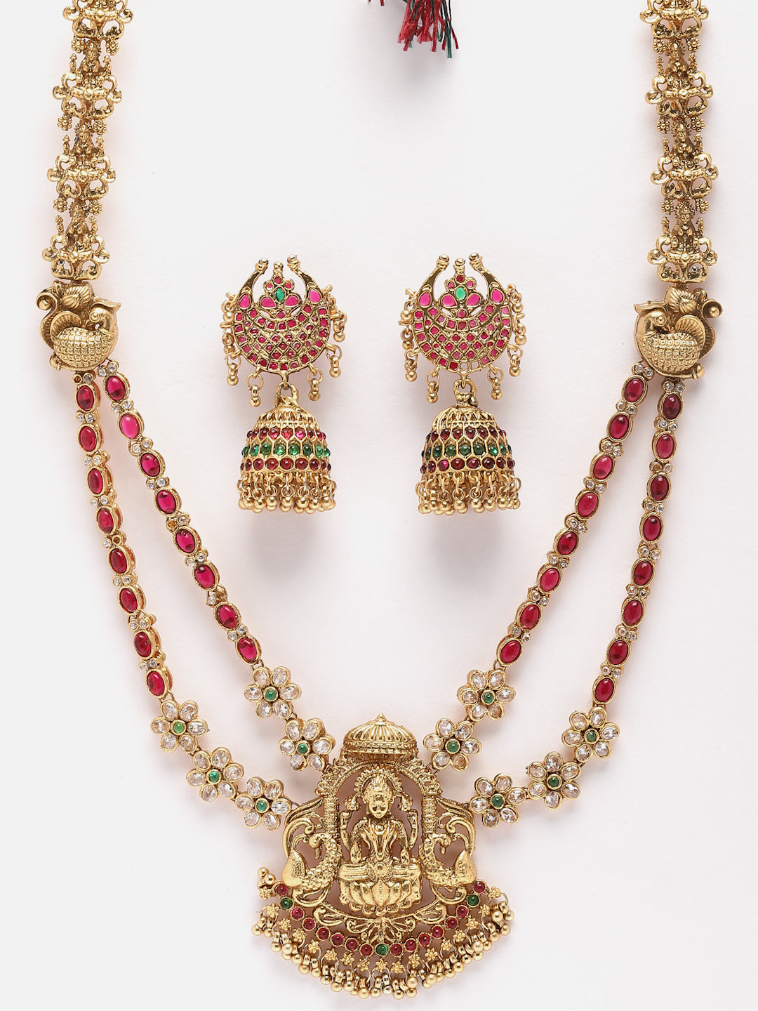 Gold-Plated Kundan-Studded Jewellery Set