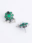 Silver-Plated Stone-Studded Oxidised Jewellery Set