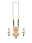 Gold-Plated Stone studded and beaded Jewellery Set